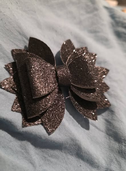 Bow - Black Sparkle